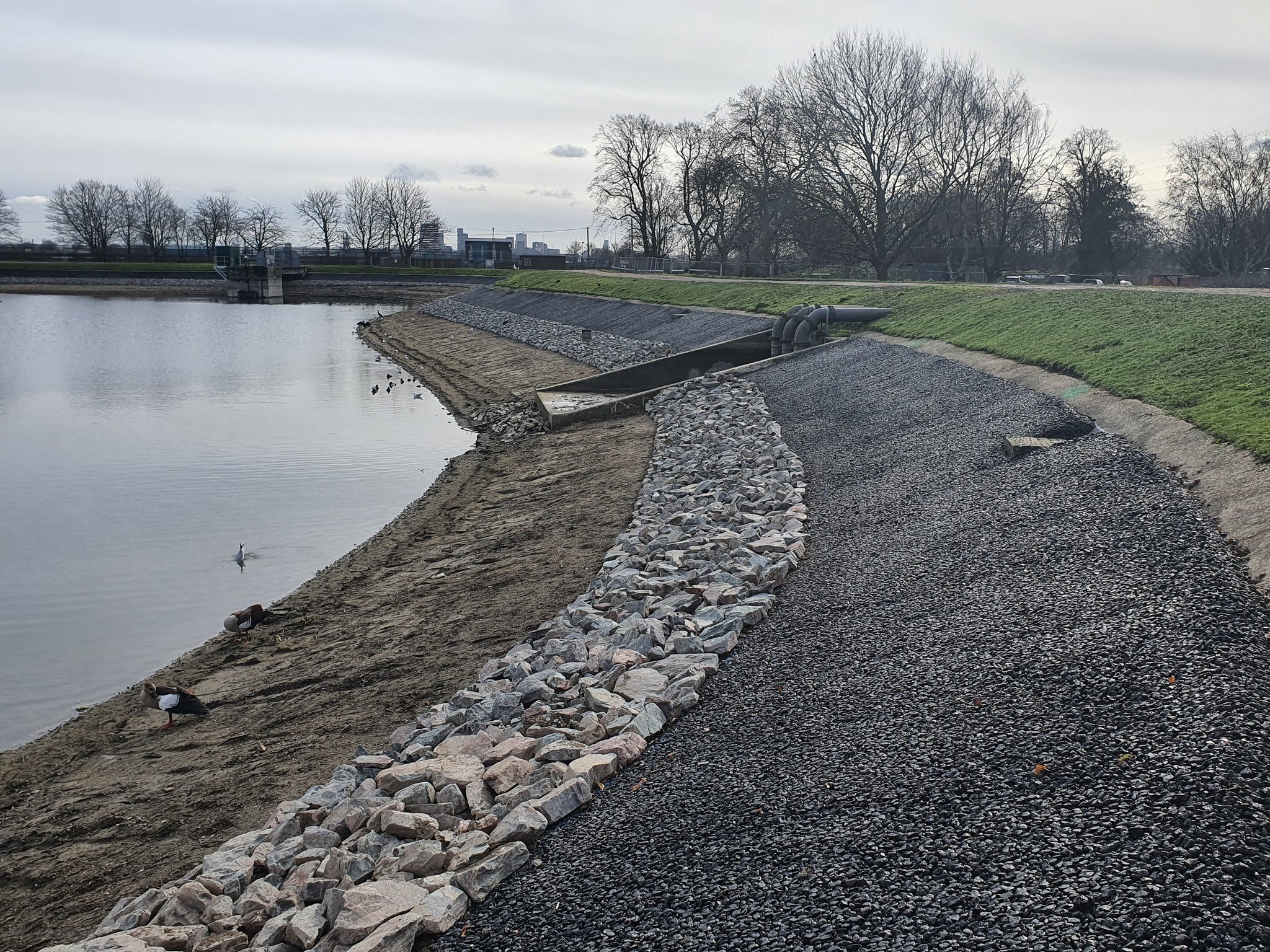 First section at Walthamstow Reservoirs completed.  2 more to go!