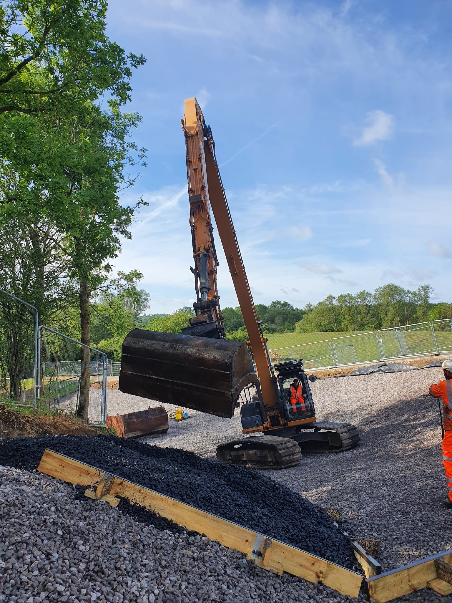 Starting a Flood Storage Reservoir project near Tonbridge, Kent